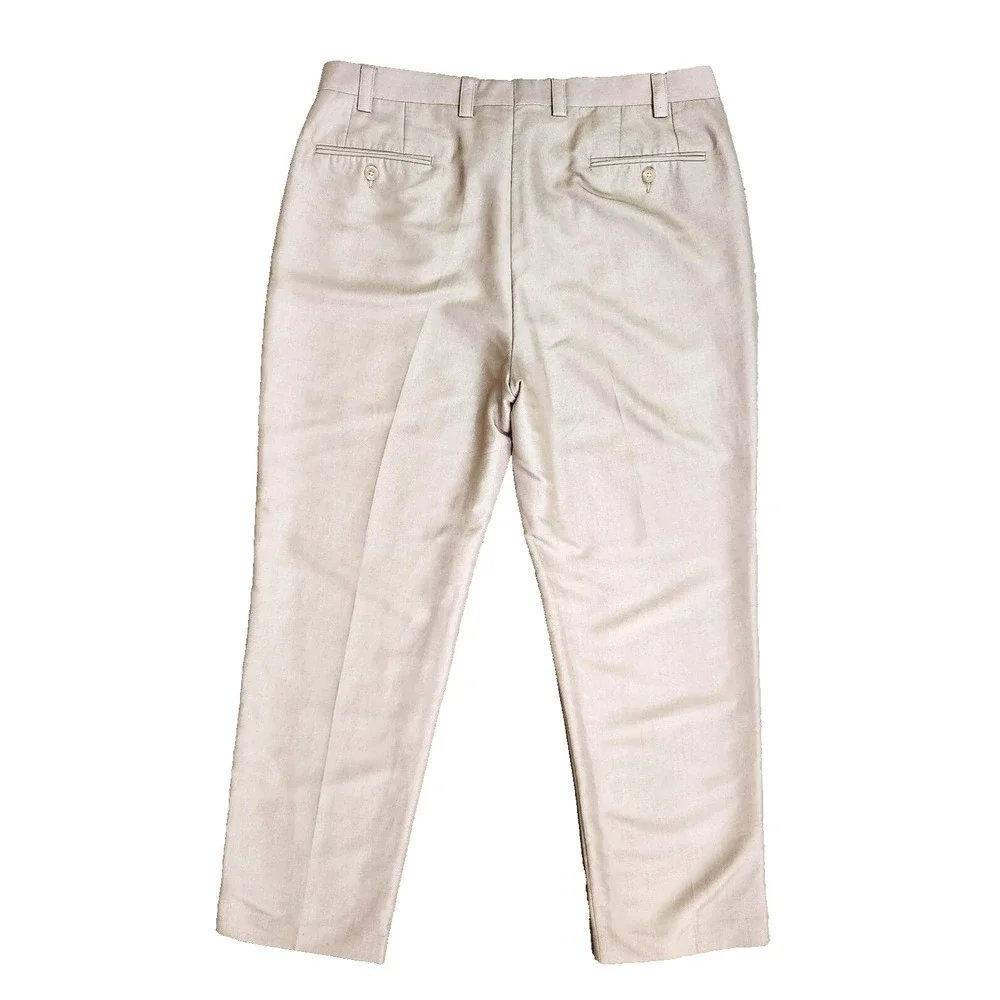 Lauren Ralph Lauren Dress Pants Men's 36x32 (Fits 36x30) Beige Straight Leg